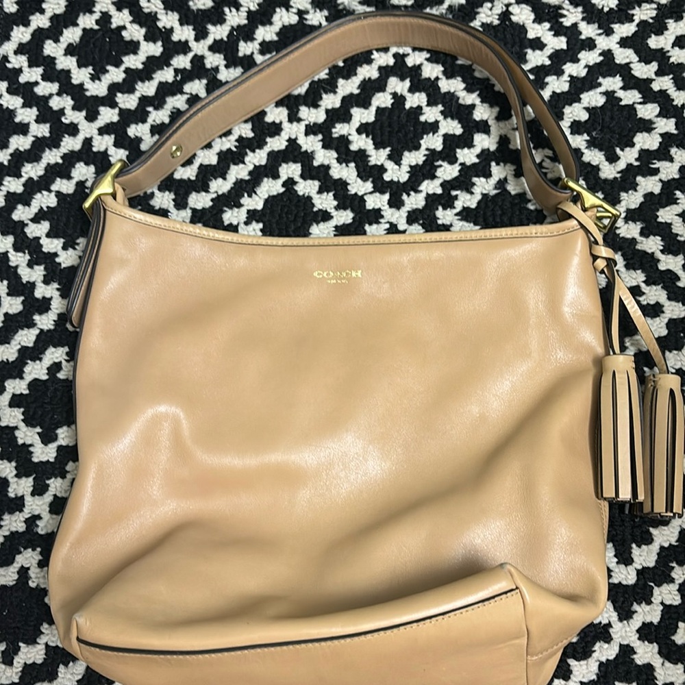 Brown coach bag
